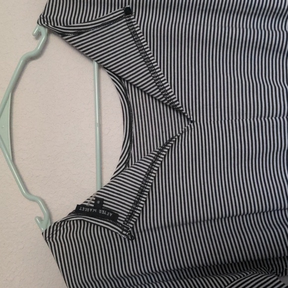After Market Striped Short Romper Bodysuit Small - Picture 5 of 7